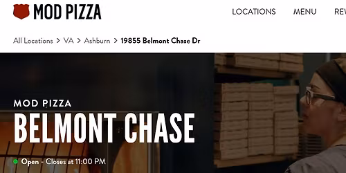 MOD Pizza Spirit DAY - Unlimited Toppings, One Price