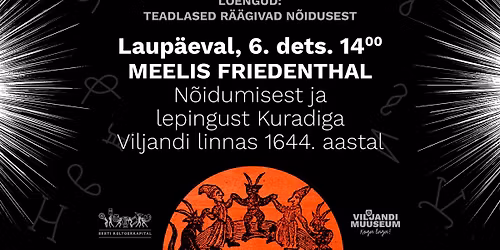"N\u00f5iakivi" loengusari: Meelis Friedenthal - "N\u00f5idumisest ja lepingust Kuradiga"