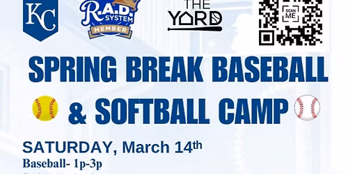 RADs Spring Break Baseball & Softball Camp