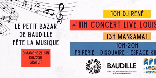 LE PETIT BAZAR DE BAUDILLE F\u00caTE LA MUSIQUE AVEC LA TEAM RPH\ud83c\udfb6