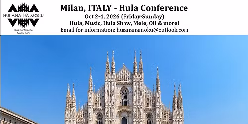 HANM Hula Conference - Milan, Italy