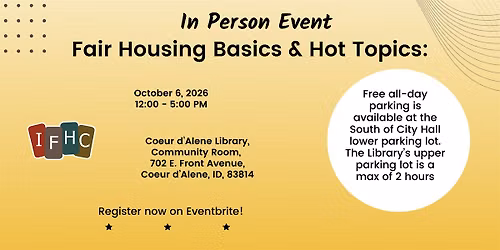 Fair Housing in Coeur d'Alene