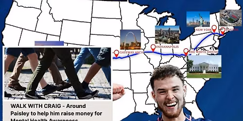 Walk With Craig - Paisley Town Walk and Music Event Charity Day