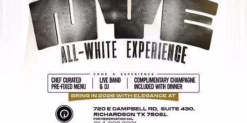 Iconic New Year\u2019s Eve: Live Band & DJ all night