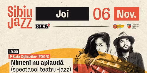 \u201eNimeni nu aplaud\u0103\u201d @ Sibiu Jazz Festival 2025
