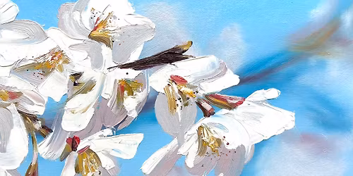 Spring Blossom in oils or acrylics with DJ Johnson Saturday 9th May 2026