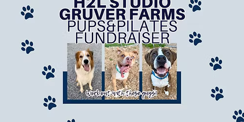 Pups & Pilates- Canine Rescue Fundraiser & Wine Tasting