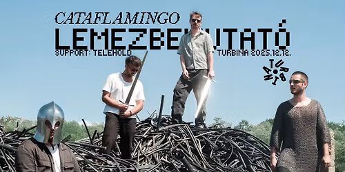 Cataflamingo lemezbemutat\u00f3, support: Telehold \/\/ Turbina Nagyterem 12.12.