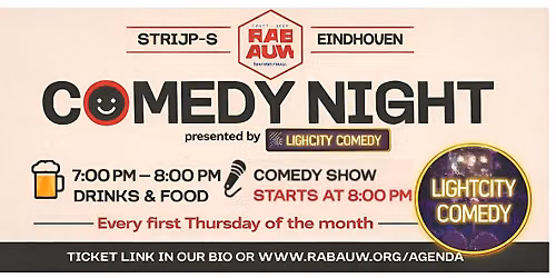Rabauw's Freshly Brewed Comedy Nights (ENG) in Strijp-S