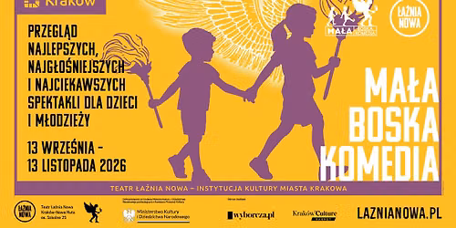 Ma\u0142a Boska Komedia 2026 | Przegl\u0105d najlepszych i najciekawszych spektakli dla dzieci i m\u0142odzie\u017cy
