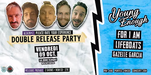 PBP Show --> Young Enough (release party) - Li\u00e8ge