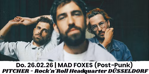 MAD FOXES (Post-Punk)