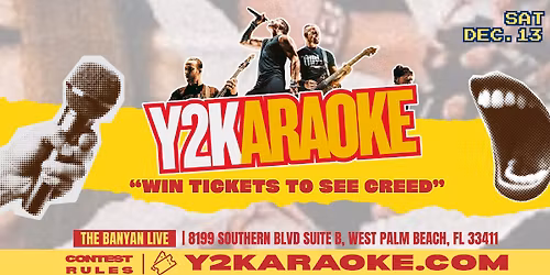 Y2KARAOKE | Rock Star Edition: Win Tickets To See CREED | Banyan Livee