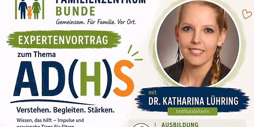 Fachvortrag: ADHS mit Dr. Katharina L\u00fchring