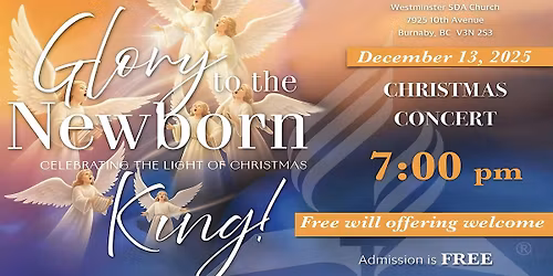 Glory to the New Born King