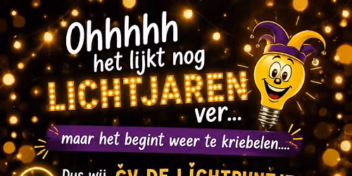 CV de lichtpuntjes doen het licht aan
