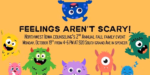 Feelings Aren't Scary! - Community Fall Family Event