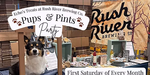 Echo's Treats Pups & Pints Party at Rush River Brewing Co