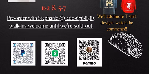 TACOS & TSHIRTS FOR JACKIE\ud83d\udc97