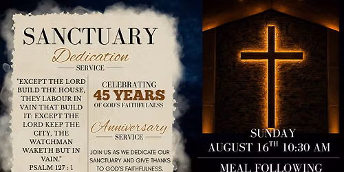 Sanctuary Dedication Service