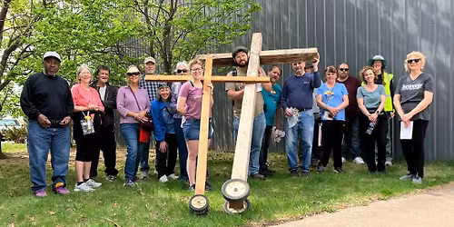 Cross Walk Rock Island, Good Friday
