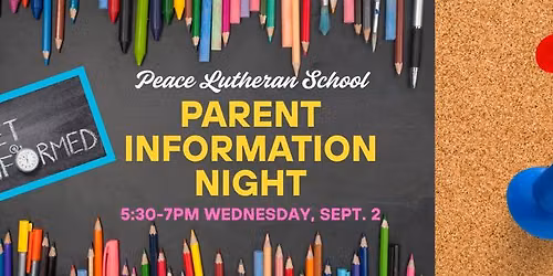 K-8 Parent Information Night 2026