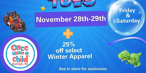 New in box Black Friday Toy Release