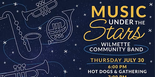 Music Under the Stars with the Wilmette Community Band
