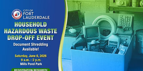 Household Hazardous Waste Drop-Off Event (+Shredding)