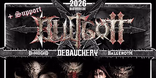 Blutfest 2026 - Blutgott + Abrogation + Wasteland Clan