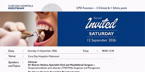 Join us for an insightful CPD evening at Cure Day Hospitals Midstream!