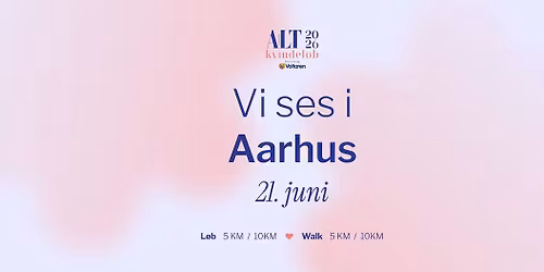 ALT for damernes Kvindel\u00f8b - 21. juni 2026 - Aarhus
