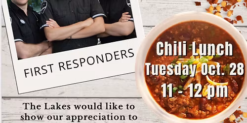 First Responder Chili Drive - Thru