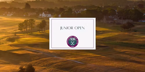 Longniddry GC Junior Open 2026