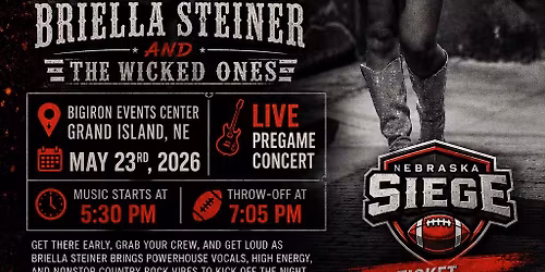 Nebraska Siege pre-game concert