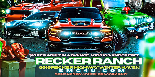 Christmas Night Mega Meet at Recker Ranch 5615 Recker Highway Winter Haven