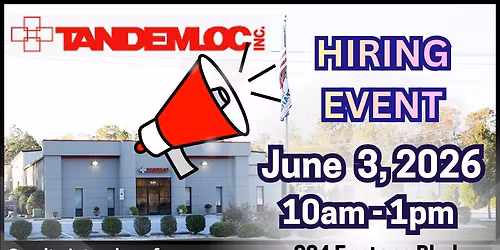 Tandemloc Hiring Event