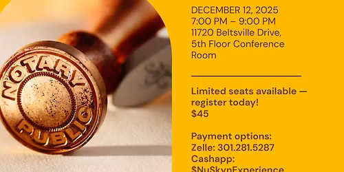 dec 12 Apostille Coaching in Maryland