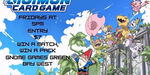 Digimon Weekly Tournament at Gnome Games Green Bay West