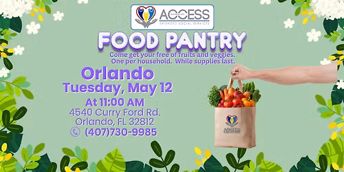 Food Pantry at Access Community Center Orlando