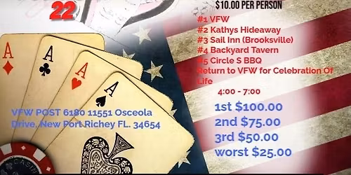 Rocky\u2019s Celebration of Life and Poker run