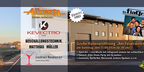 Offizielle Hallener\u00f6ffnung "Am Feuerwehrhaus 4"