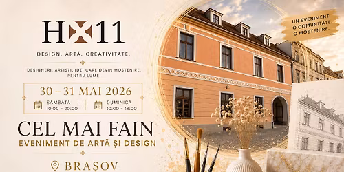 \u2728 H11 - Cel mai fain eveniment de art\u0103 \u0219i design