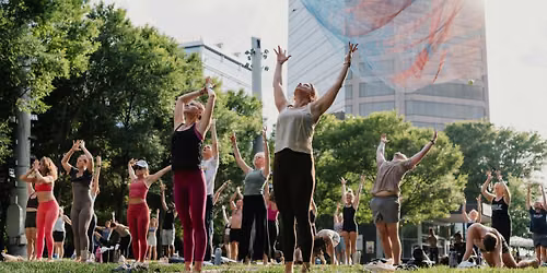 FREE Yoga at Folk Fest with Greensboro Power Studios