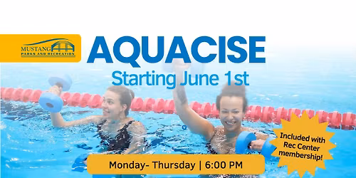 Aquacise Classes Begin