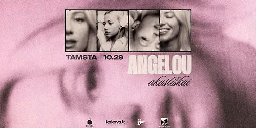 ANGELOU | AKUSTI\u0160KAI | TAMSTA 10.29