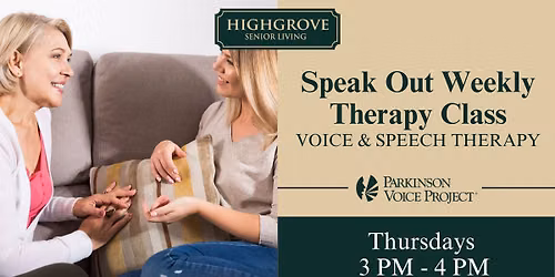 SPEAK OUT! Weekly Voice & Speech Therapy Class