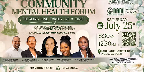 Community Mental Health Forum