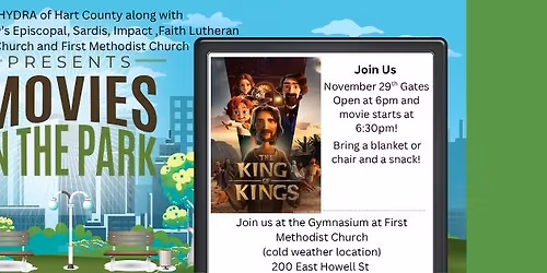Family Movie: "King of Kings" by St Andrew's, Sardis, Impact, First Methodist& Faith Lutheran Church