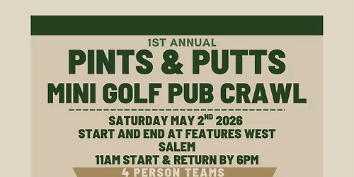 Mini Golf Pub Crawl
